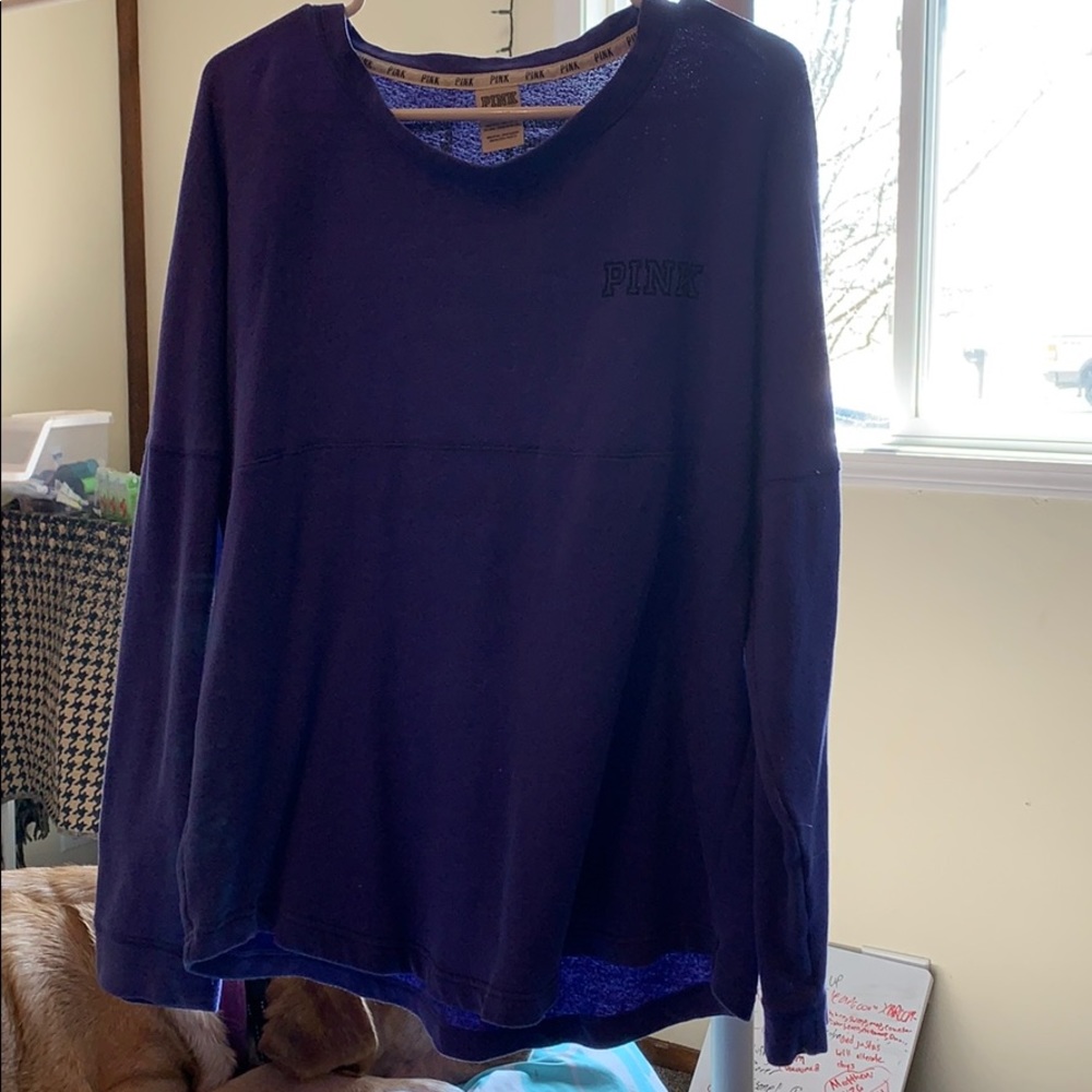 long big purple hoodie/longs sleeve